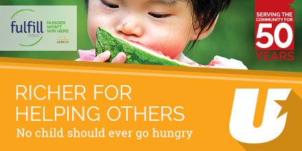 UTFinancial's tweet image. This summer we are supporting @FulfillNJ and taking a stand against hunger. bit.ly/2v0x6EJ