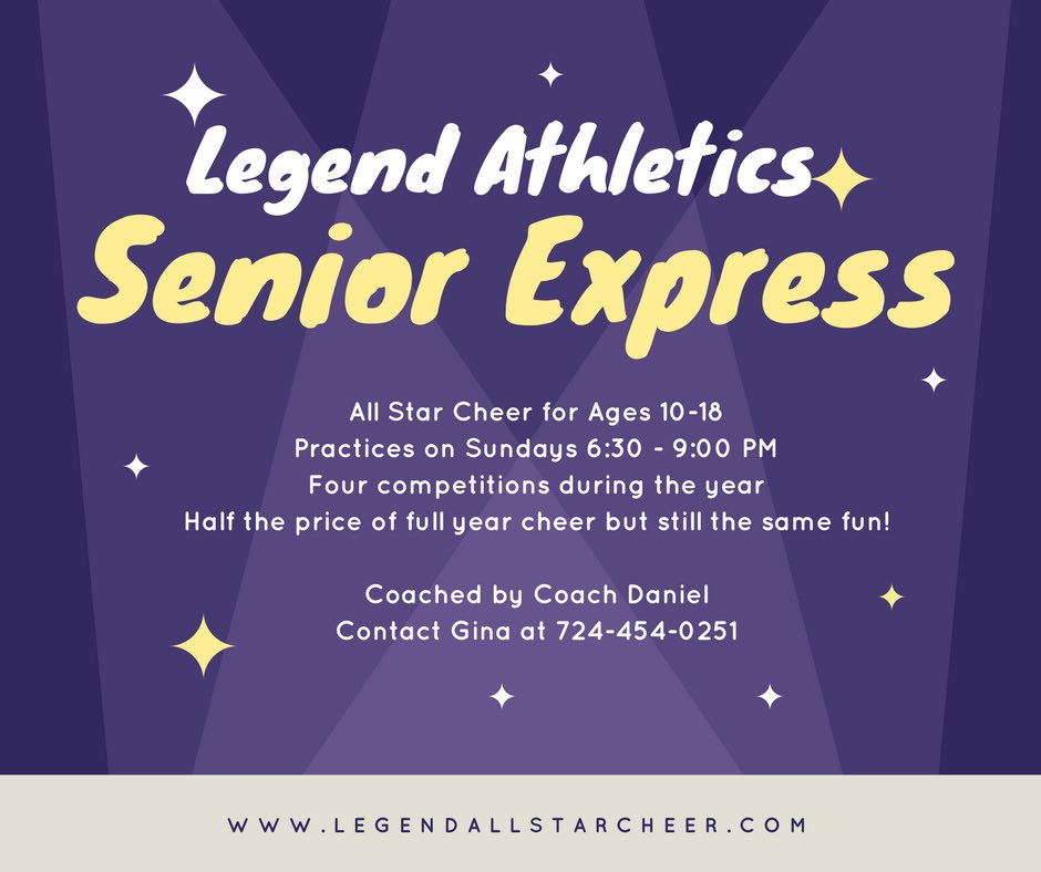 Legend_Cheer's tweet photo. Senior Express is almost ready to roll!
#BeLegendary https://t.co/h05aRVfifL