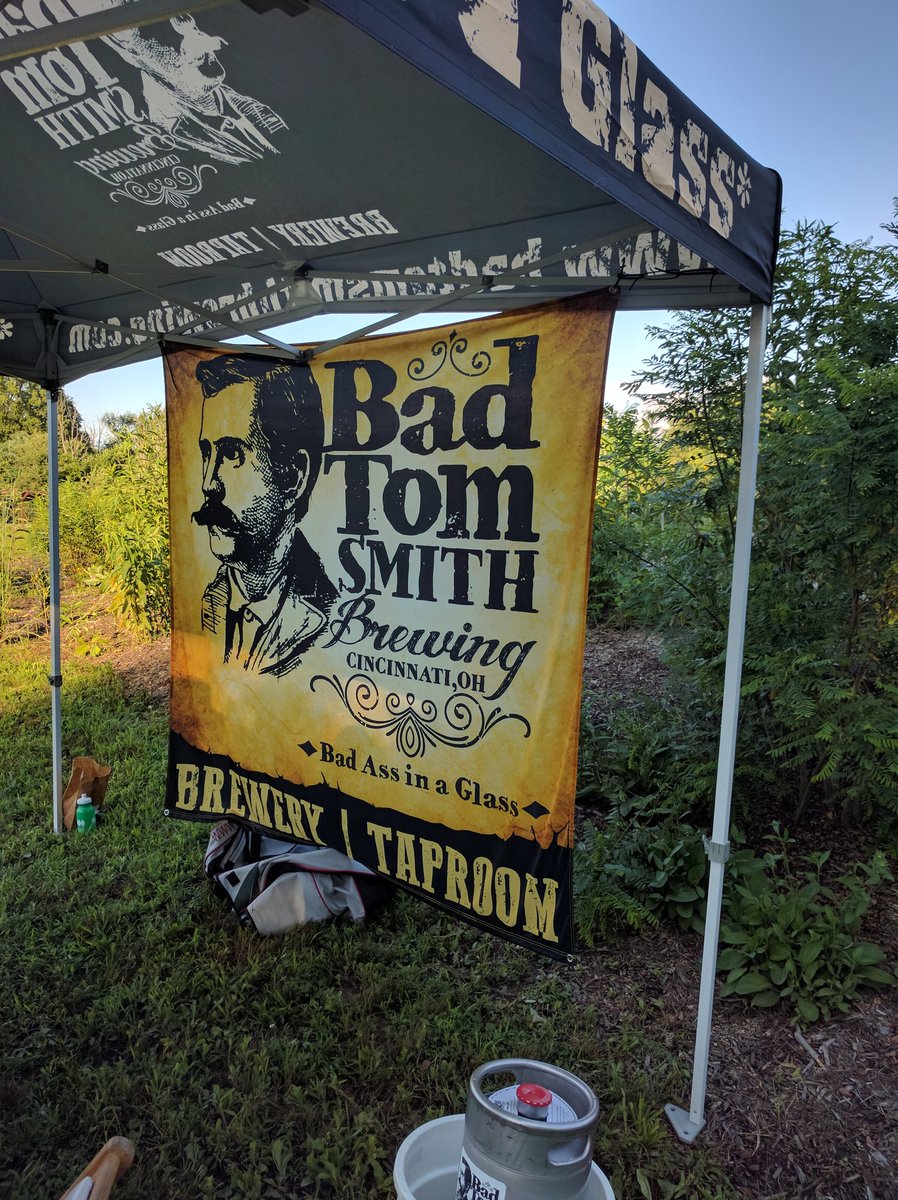 Shout out to <a href="/BadTomBrewing/">Bad Tom Smith Brewing</a> from <a href="/OFBrewing/">OldFirehouseBrewery</a> THANKS for helping the chick with the beer and the wrench loan <a href="/cincynature/">Cincinnati Nature Center</a> Hoots &amp; Hops!!!