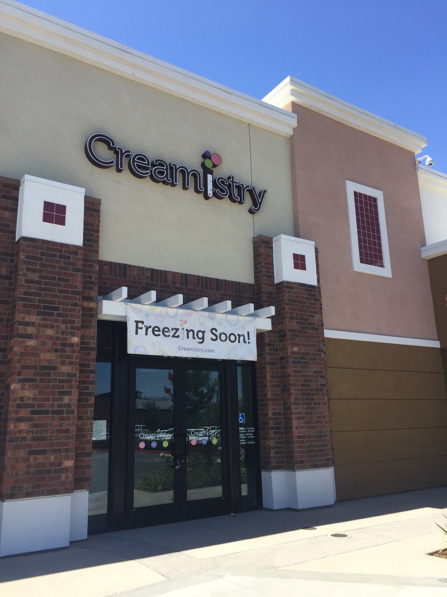 cityofmenifee's tweet image. Saturday it opens! Creamistry at Towncenter Marketplace is the last, but sweetest, store to open at the center! They open at 12pm!!