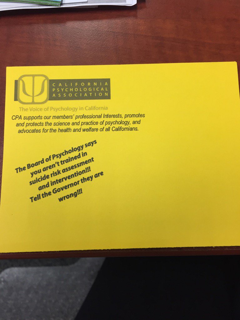 If you are a CPA member you should have a postcard like this!  Send it to the Governor now to oppose AB 89!