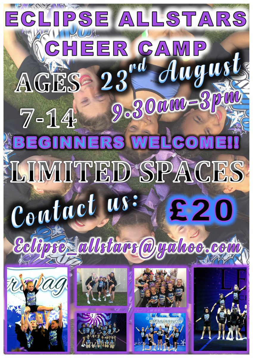 Eclipse_allstar's tweet photo. @fitkidsfboro We're holding a summer day camp on the 23rd August at the Wavell School.  For ages 7-14 years old! Beginners are welcome! https://t.co/VcQSgT3eUU