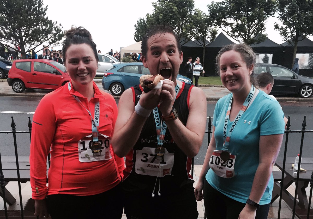 finnebrogue's tweet photo. Just finished our #Sea2Sky @born2runevents race! What a night, so thankful for our #hotdogs with @countrykitchNI 'slaw #delicious https://t.co/rRAoO0KeWx