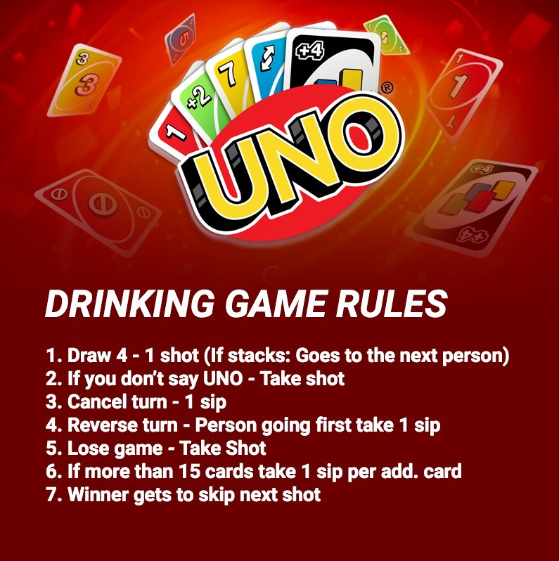 You Can Get a Drunk Version of the UNO Game, and the Rules Will Have You  Taking Shots