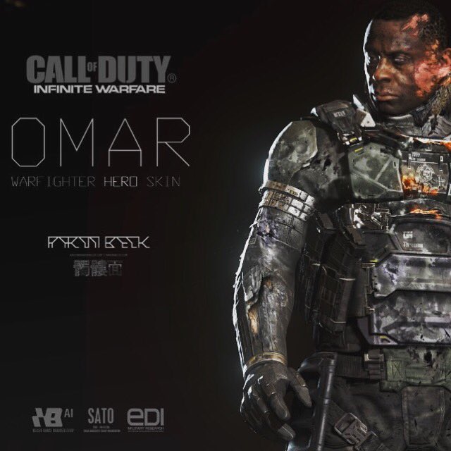 David Harewood On Twitter New Skin Available In Call Of Duty Infinite Warfare Sgt Omar He Survived The Flames Go Play Ps4 Awesomeness Infinitywarfare Https T Co Ozppqzhum3