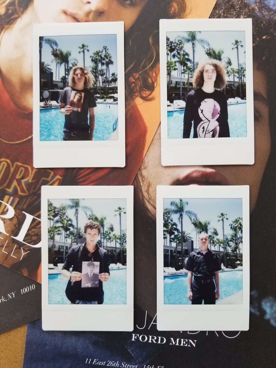 FlauntMagazine's tweet photo. @FordModels #Poolaroids, folks. https://t.co/Hme9I2VaSI https://t.co/IBvKr3voan