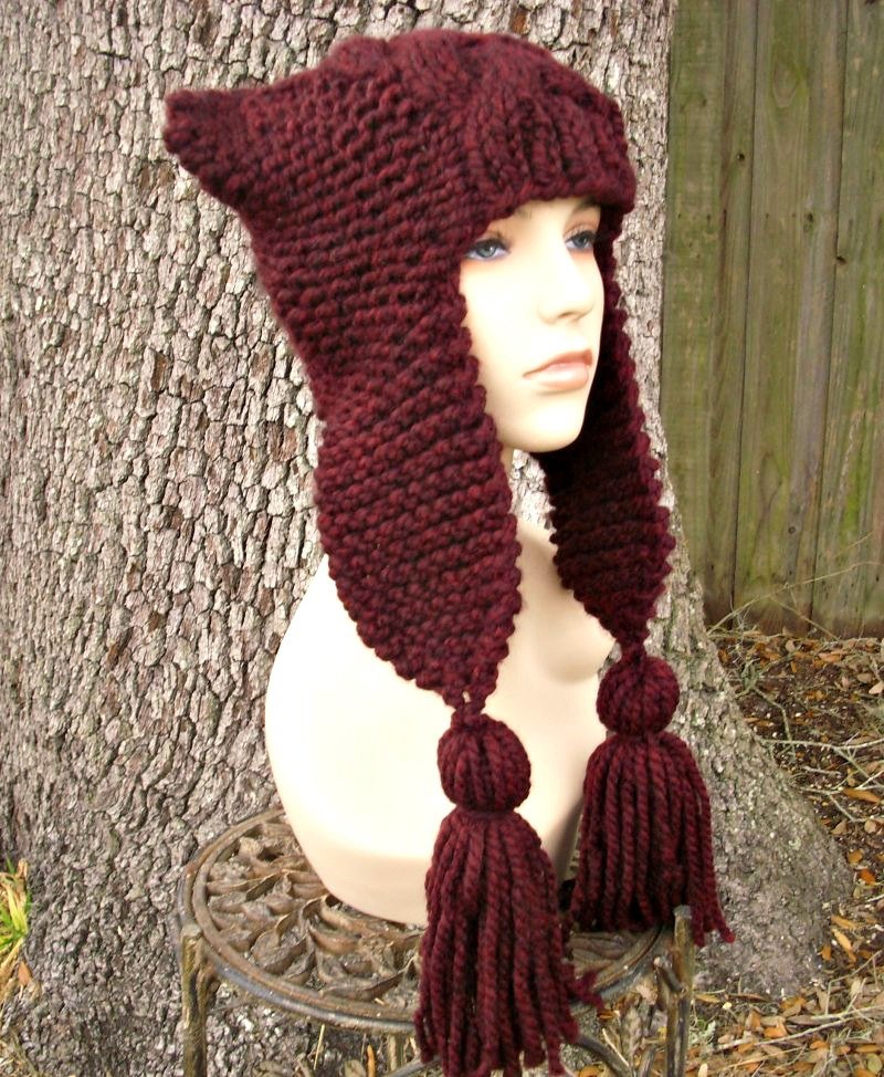 pixiebellshop's tweet photo. Knit Hat Womens Hat - Tassel Dragon Red Ear Flap Hat in Oxblood Red Wine Kniโฆ https://t.co/hkCouPVXzZ #Etsy #WineHat https://t.co/eSnpl3RHKK