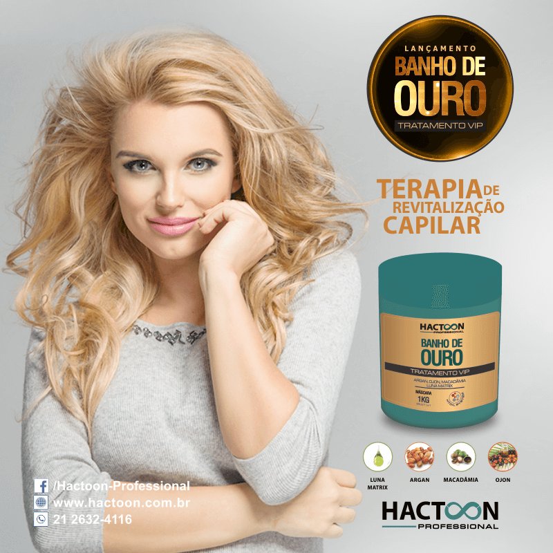 Hactoon_Prof's tweet photo. Grande Lançamento.Chegou a hora de você tratar seu cabelo com o devido cuidado que ele merece, Banho de Ouro. https://t.co/sy98uqWB79