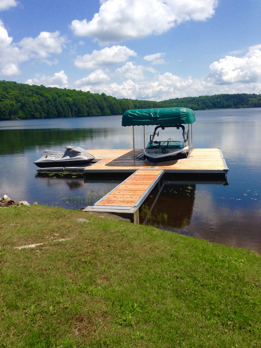 intercodocks's tweet image. New dock for happy customers! #customdock #customcanopy