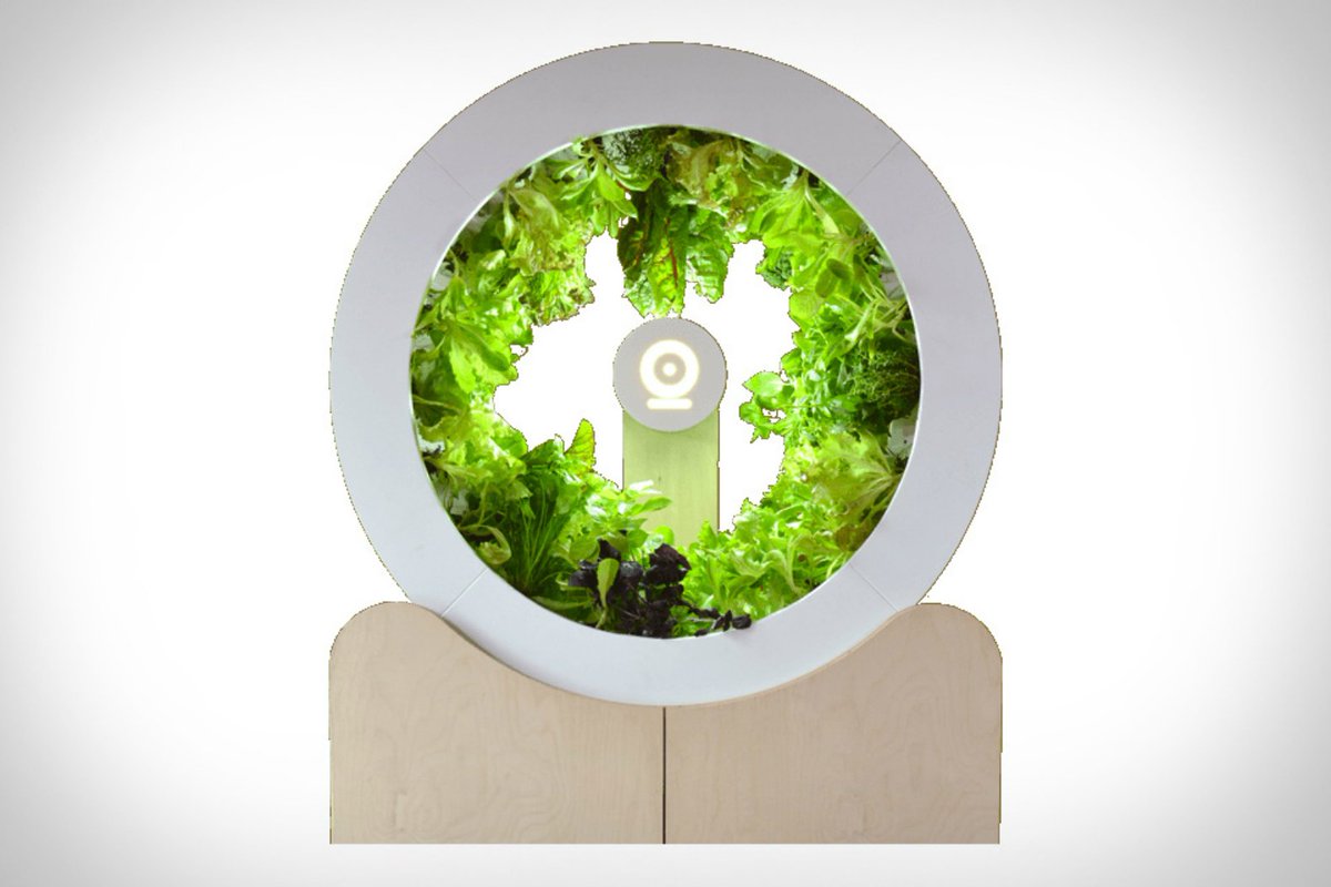 inhabitat's tweet image. Rotating indoor garden grows up to 100 herbs and vegetables every month inhabitat.com/rotating-indoo…