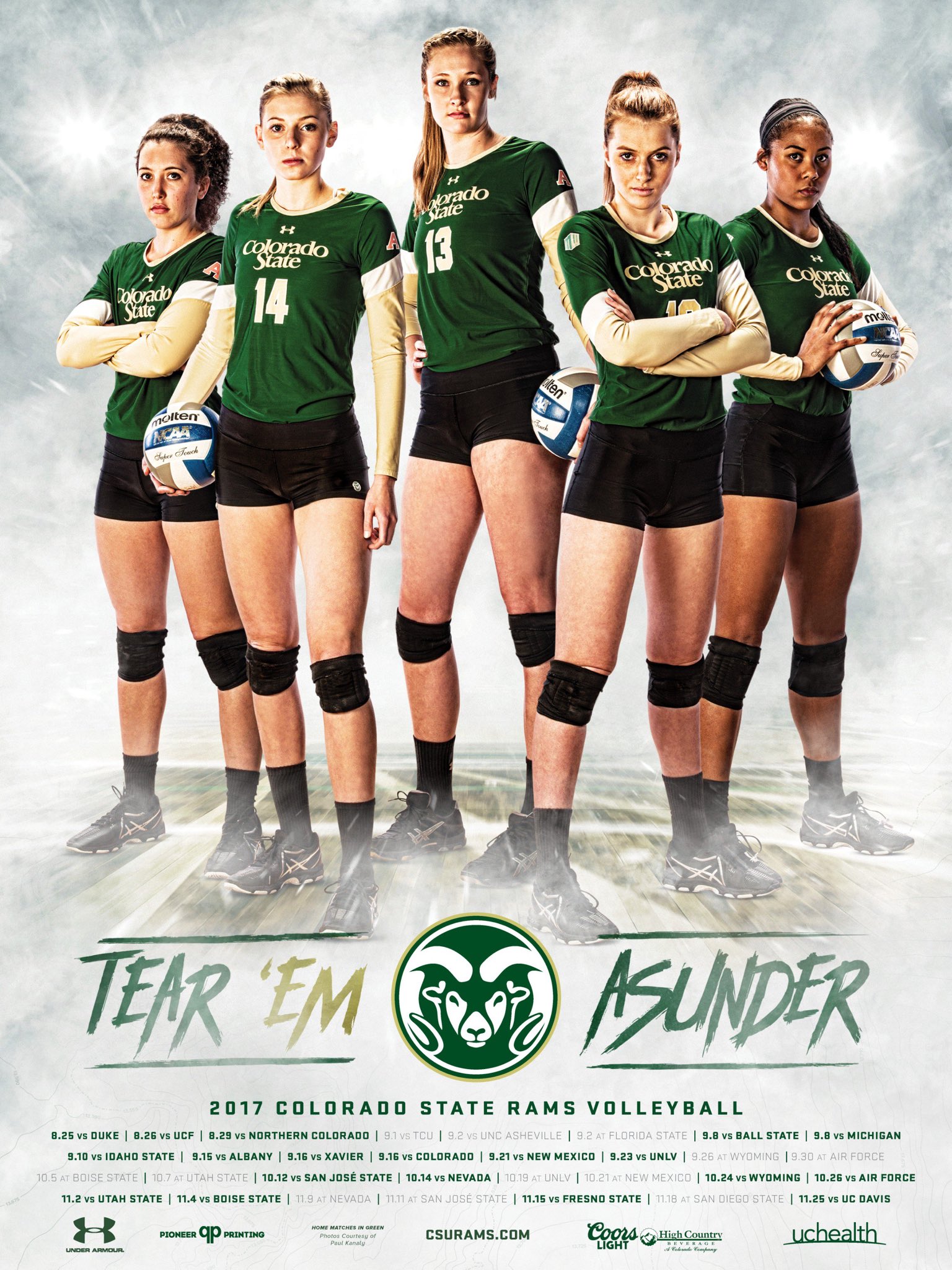 Colorado State Volleyball On Twitter We Re Just Six Weeks Away From Returning To Moby Check Out Our 2017 Schedule Poster Pointrams Csurams