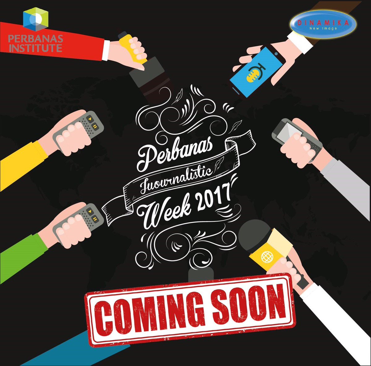 [Coming Soon]
Perbanas Journalistic Week 2017

📢 More info please check our media social
Instagram: dni_info
Twitter: DNI_info &amp; PJW_DNI