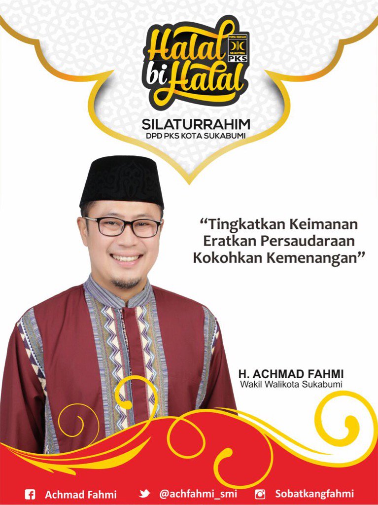 Sahabat Sukabumi, kalau sedang senggang, kita halal bi halal yuk di Gedung Juang Kota Sukabumi hari ini jam 08.00