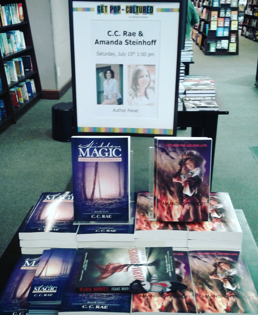 BNMarinaPac's tweet photo. Sat. 7/15, 1PM #GetPopCultured @BNMARINAPAC with fantasy authors C.C. Rae and Amanda Steinhoff at our #GPC Author Panel! @BNBUZZ #lbevents https://t.co/KpQHWy0tgT