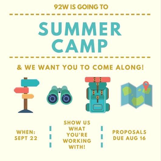 ninetytwowest's tweet photo. Ninety-Two West is headed to camp! Want to come along &amp; teach us something new? Let us know here: https://t.co/p9Crm7q9Gv https://t.co/lNAPjJvtrc