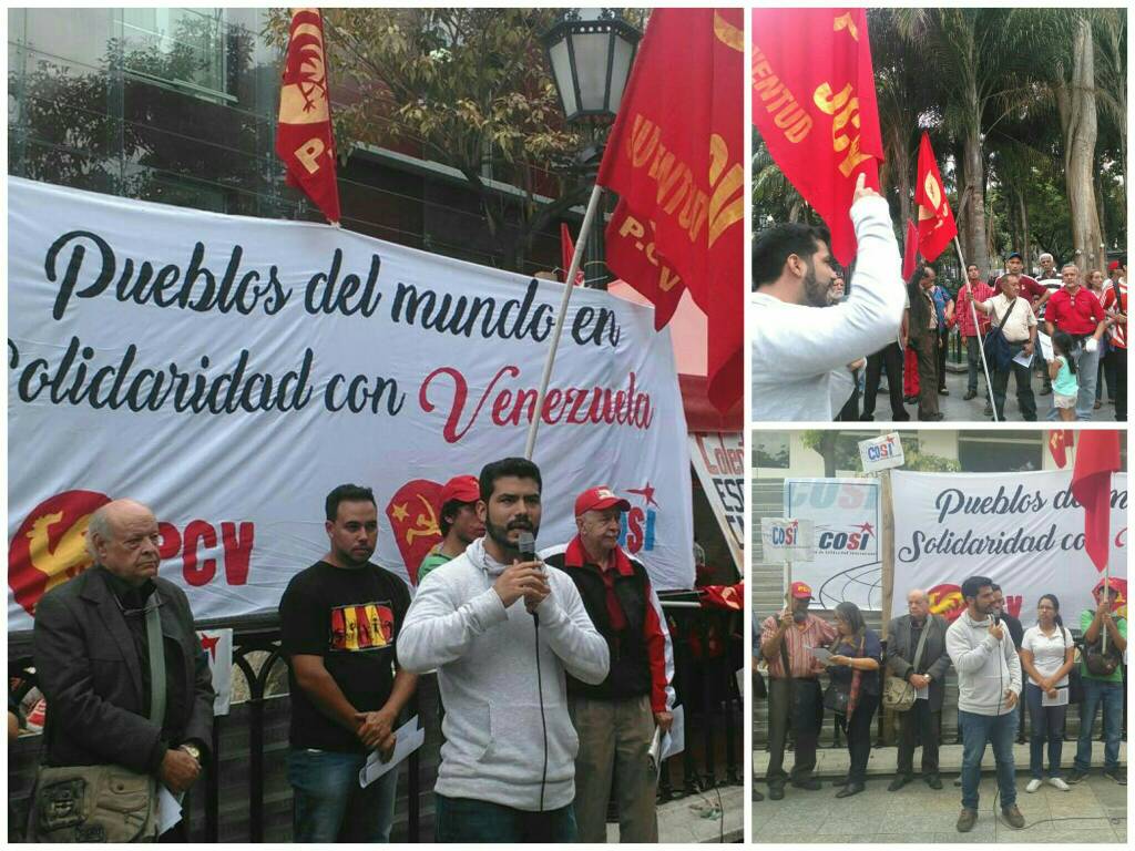 Jotaceve1947's tweet photo. #Solidaridad | @Hector_AlejoPCV "La línea es una sola, cerrar filas con los trabajadores, campesinos y estudiantes". #UPA2017 #8 https://t.co/yabkUrDhfK
