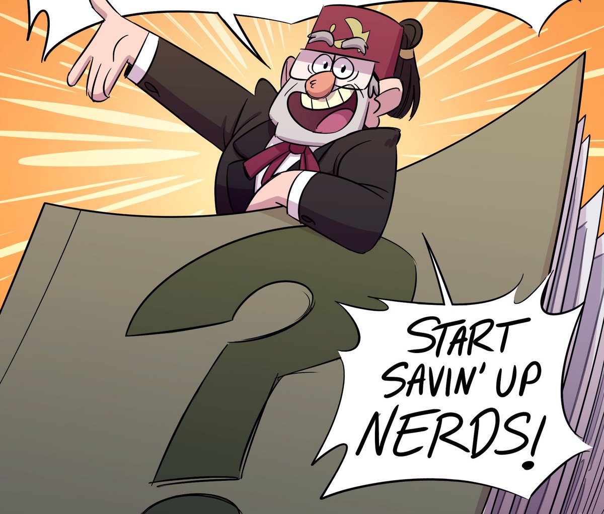_AlexHirsch's tweet image. STEP RIGHT UP KIDS! The Gravity Falls Graphic Novel is OFFICIALLY announced! New tales! Unsettling monsters! The death of your headcanons!
