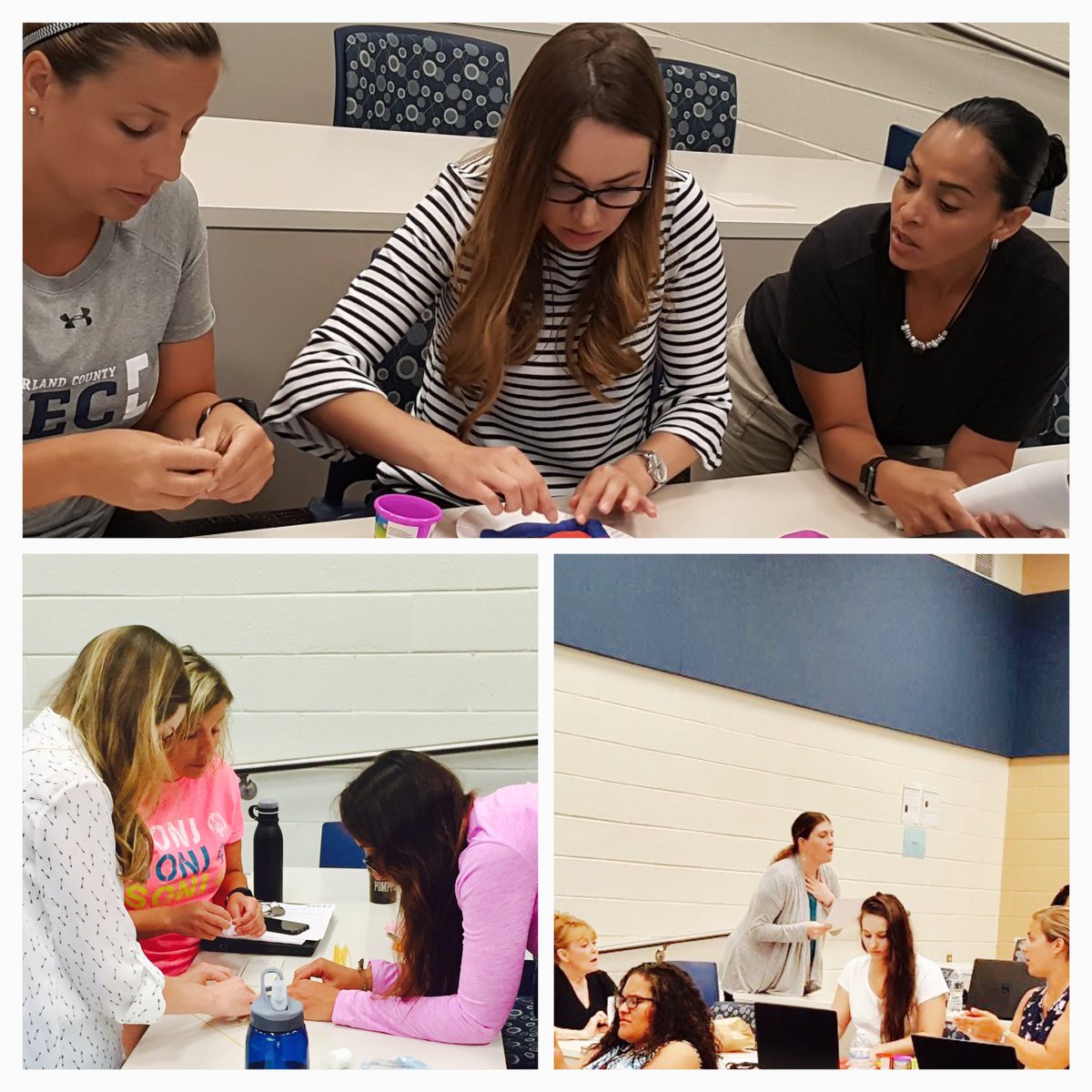 CCTECNJ's tweet photo. TEC's teachers spent time this week @ Summer Institute collaborating, learning, & having fun! #cctecnj #growthmindset #edchat #learning2grow https://t.co/50j8a3InLw