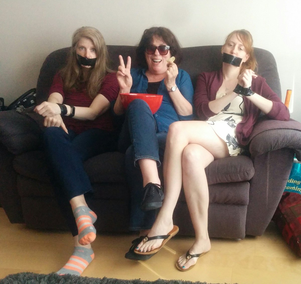 All our Nora hostage taking efforts plans....ruined! <a href="/MclellanNora/">Nora Mclellan</a> totally messed us over. #belluswins <a href="/redtamsen/">Tamsen McDonough</a> she foiled us with styro.