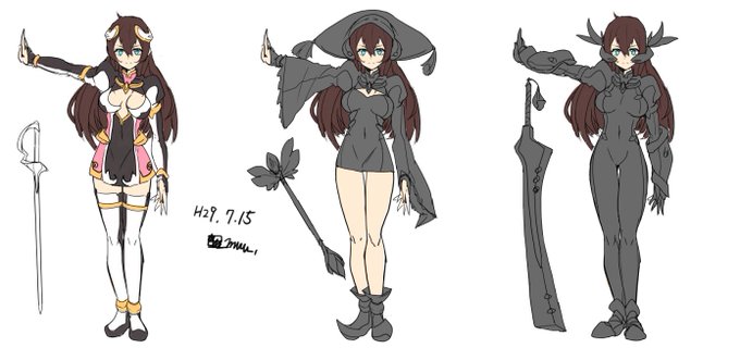 ピンク…えっちい…変身ヒロイン…RPGつくりたい…
 (暑さで頭がおかしくなってる人)

適当デザインにしては面白いのではないかと! 