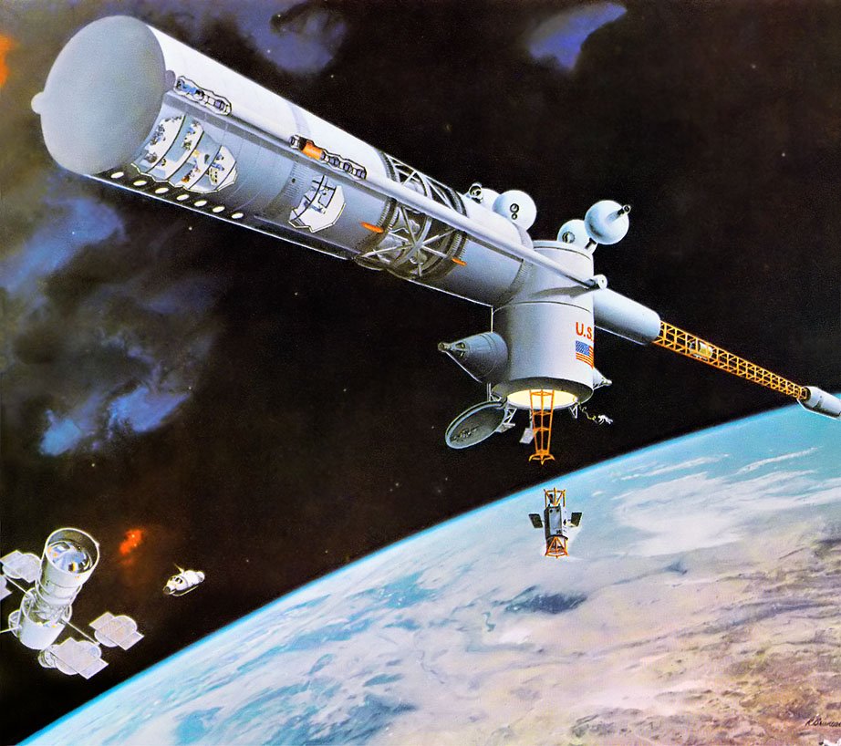 Humanoid History on Twitter: "1968 #NASA concept art imagines a