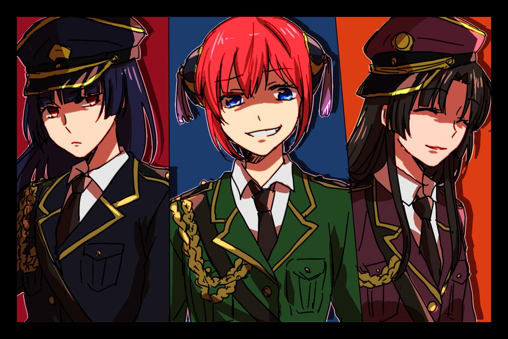 Twitter এ ひ な た ドｓ検定やっていたときのです 軍服難しかった 元ネタの三人も良いですがメンタルを考慮すると銀魂の真のドｓは彼女らだと思うのです T Co 9eazorxjmz ট ইট র