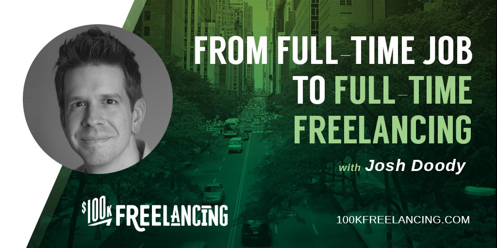 100KFreelancing's tweet photo. [NEW] Fund Your Freelancing w/a Day Job w/@joshdoody https://t.co/VKMWuHnWw7 #freelancing #consulting https://t.co/z6JeonYgzS