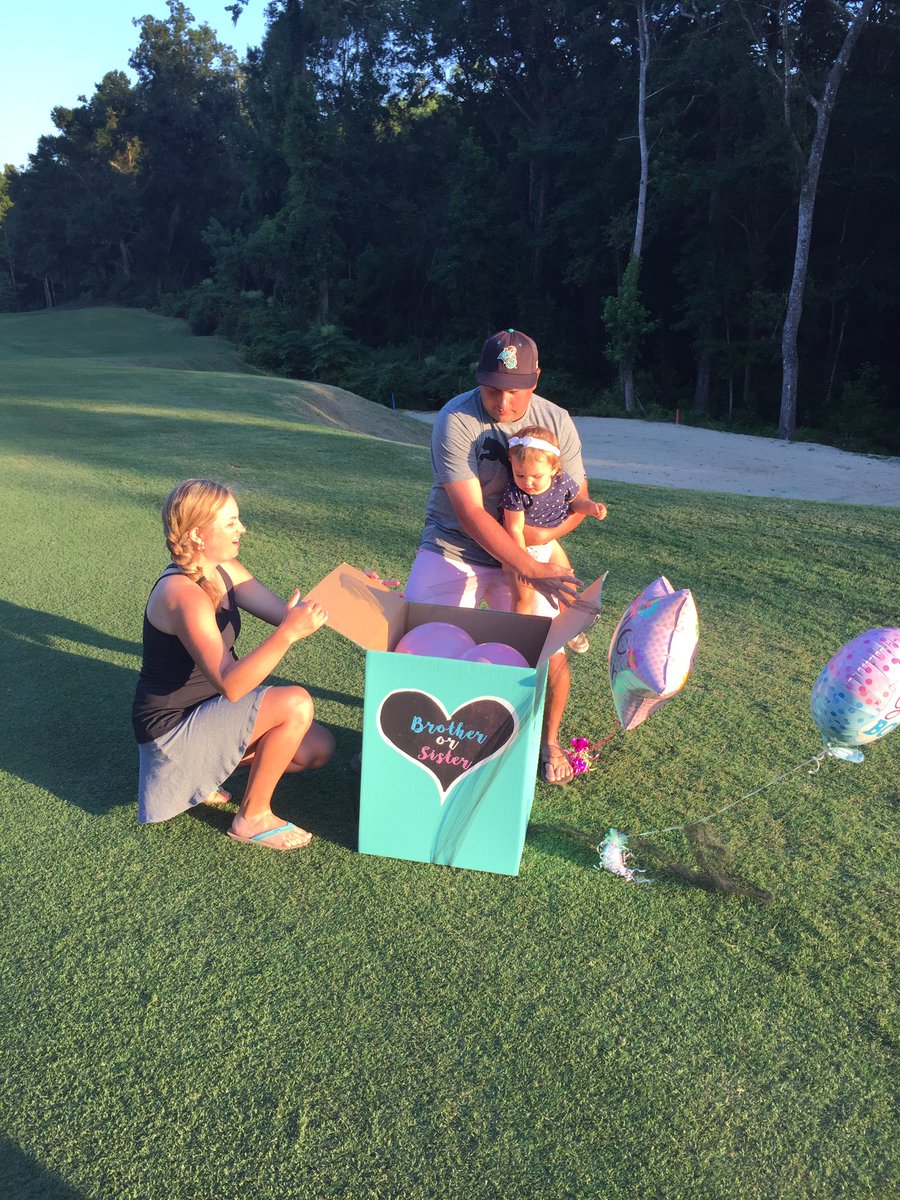 zbyrdgolf's tweet photo. Well I'm officially outnumbered...... Baby Byrd #2 is also another little Princess. #DueInNovember https://t.co/KnDi9zaUuW