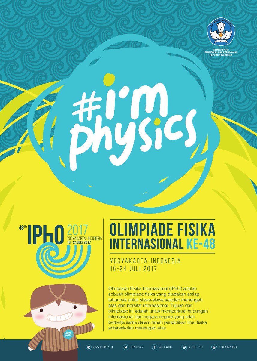 International Physics Olympiad (IPhO) 2017 Memperkuat Pendidikan Karakter
kemdikbud.go.id/main/blog/2017… #BeritaDikbud #IPhO2017