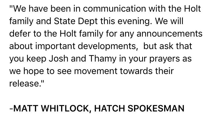 Statement on developments in the #JoshHolt case this evening-- please share far and wide. #utpol #JusticeForJosh
