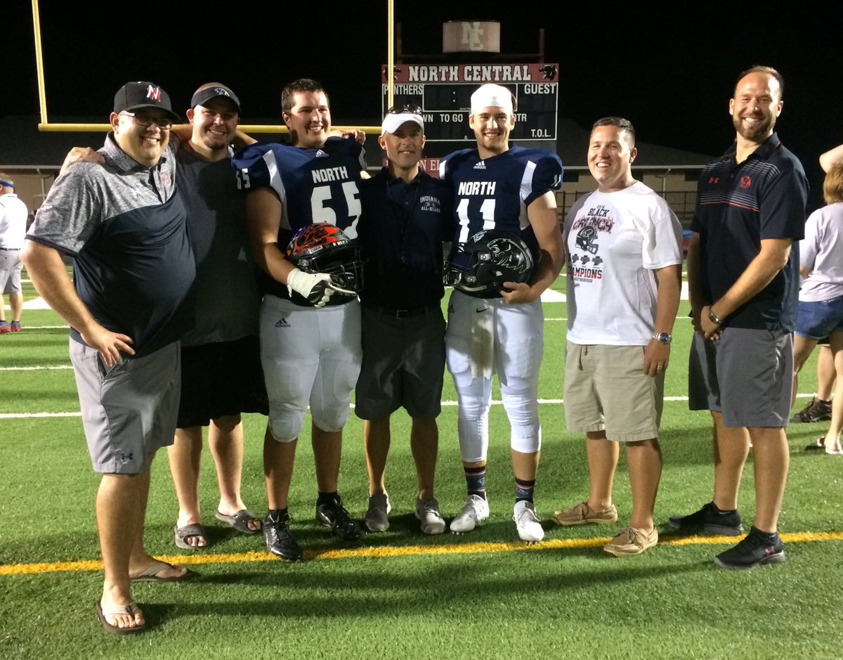 CoachBoocher's tweet image. Congrats on a well earned W tonight @INFBCoaches N-S All-Star Game! #RespectThePast #RepresentTheFuture @NWHS_Football #BlackCrunch