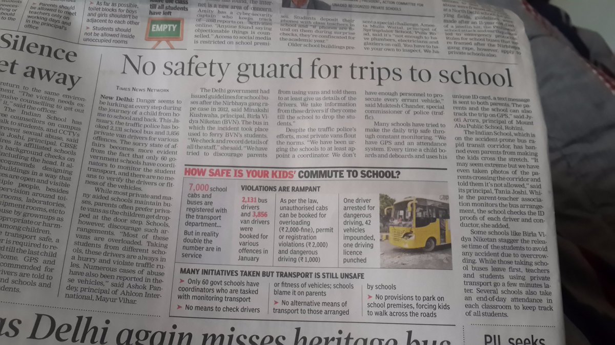 Mobi_Ocean's tweet photo. #ViralSach No safety guard for trips to school๐ฎ๐ฎEnsure your #ChildSafety ๐ @ https://t.co/vhue56YjnZ
#SchholBus #TrackSchoolBus #SchoolBus https://t.co/mYwH23eGlD