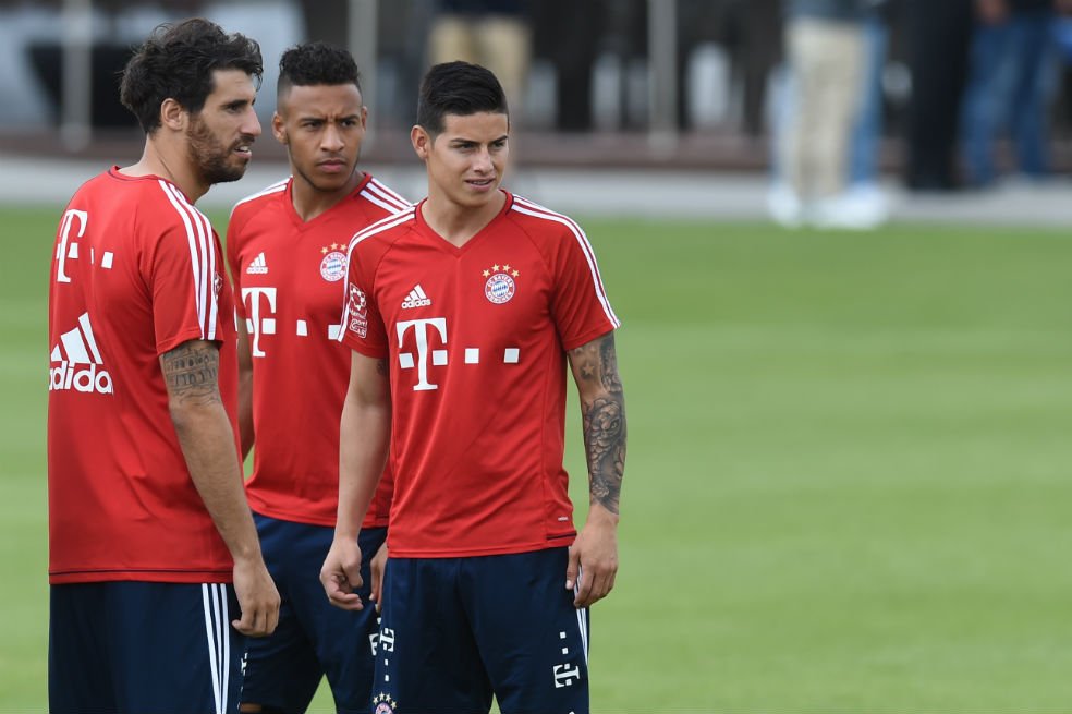 BayernMunichCo's tweet photo. James debutará hoy en la Telekom Cup 
#James11 🙌🆕🔝 https://t.co/KgduFQKXAv