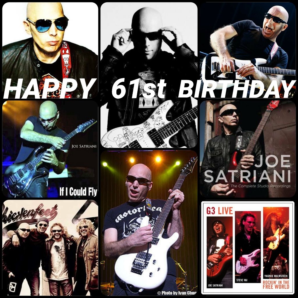 Happy 61st Birthday Joe Satriani  