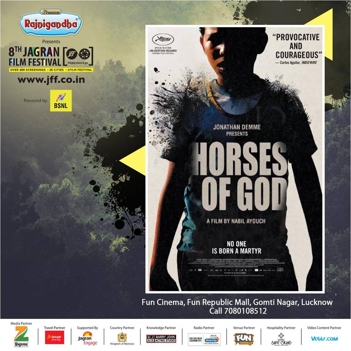 jagranfilmfest's tweet image. Dramatizing real-life terrorist attacks, Nabil Ayouch’s 'Horses Of God' delves into Islamic Extremism. Only at the #LucknowChapter, #JFF2017