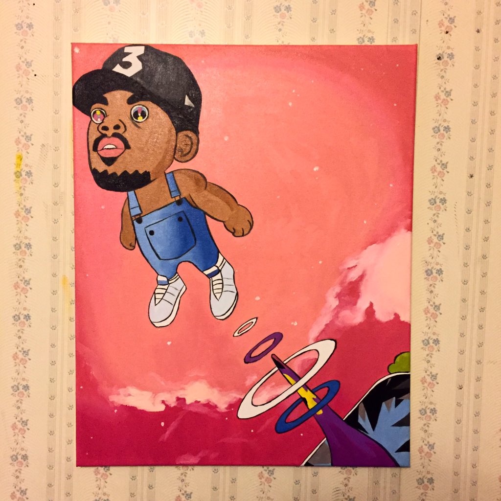 Art Chance The Rapper Cartoon