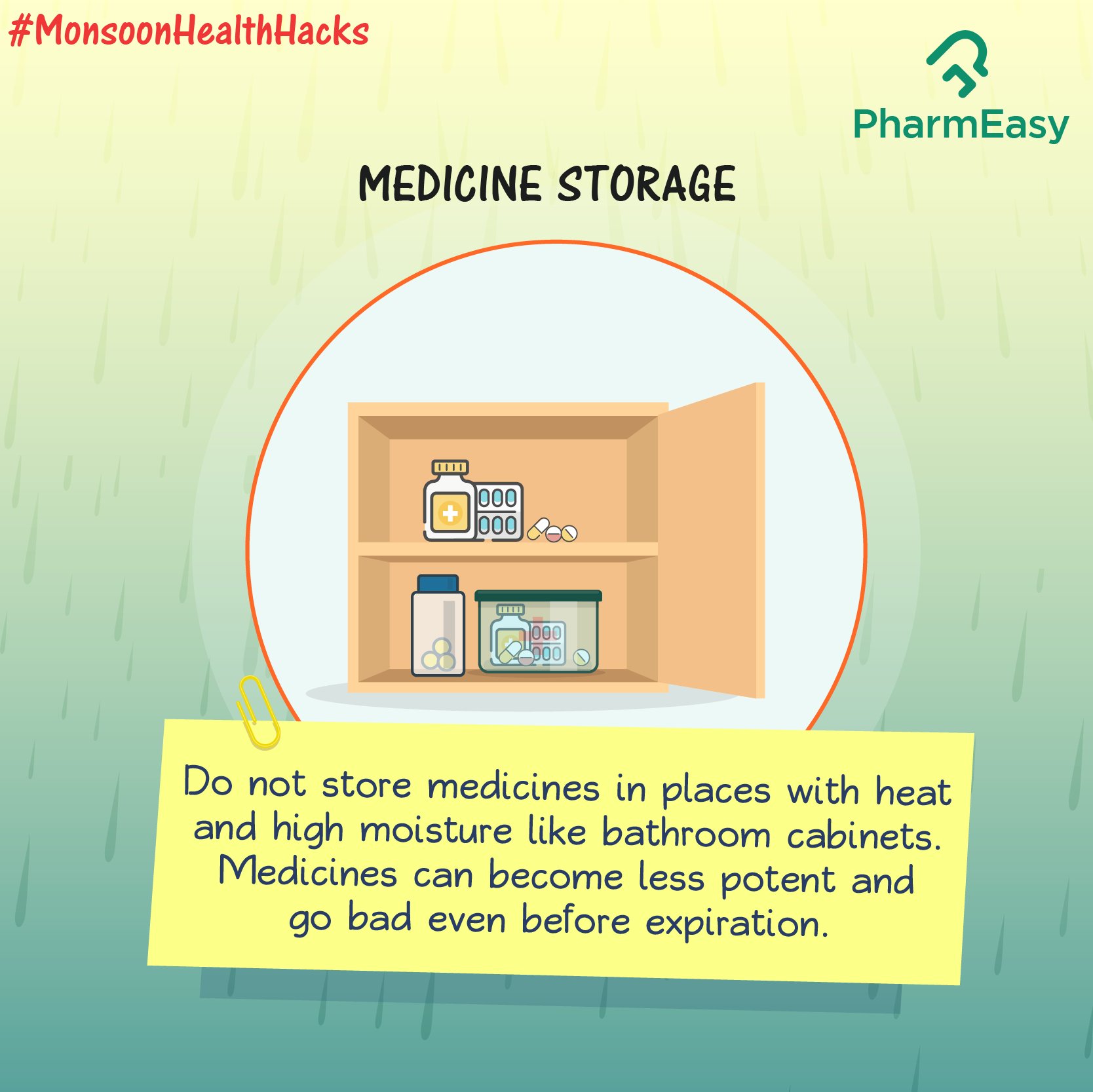 PharmEasy App on Twitter "Store medicines in your dresser drawer, in a