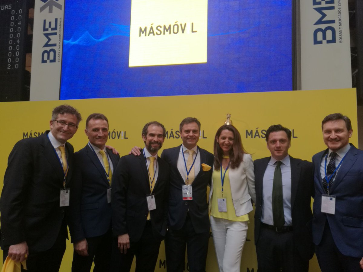 Ayer fue un momento especial para los que hemos trabajado en hacer MÁSMÓVIL lo que es, y lo que nos queda por delante :-)