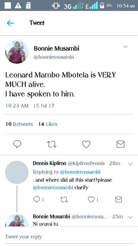 24NewsAlertke's tweet photo. #RIPMbotela
Acheni uongo https://t.co/mJqKemuDdy