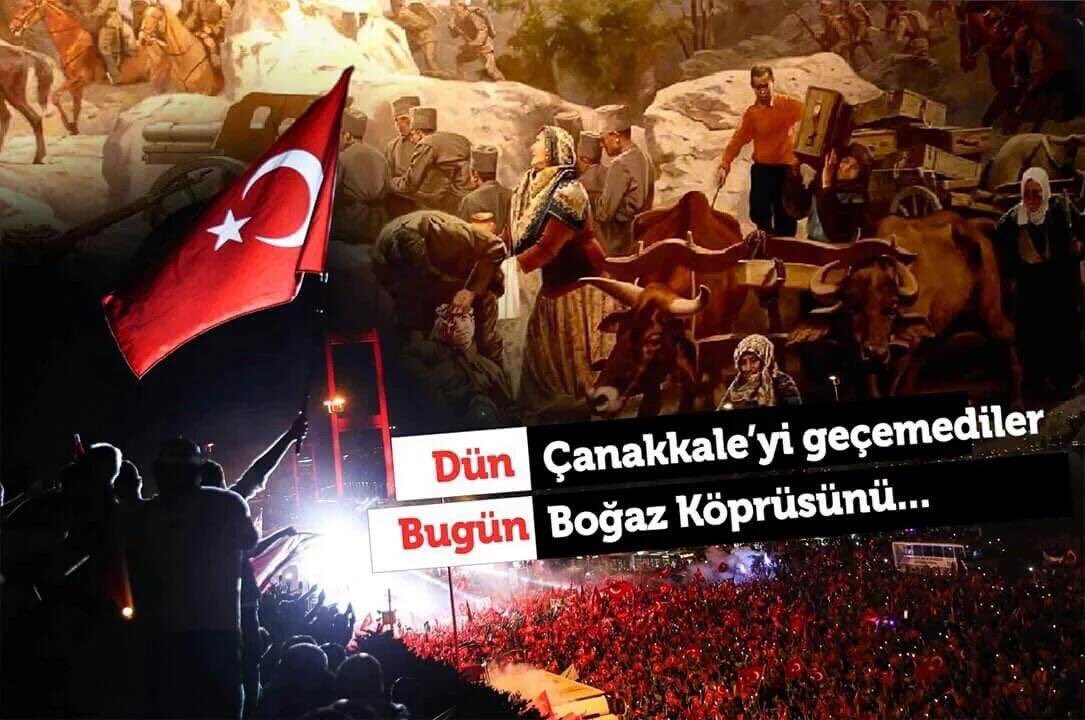 MahmutKurt55's tweet photo. 15 TEMMUZ 2016 diye Yazılsa'da
Gerçekte İKİNCİ 
ÇANAKKALE ZAFERİDİR dün ANZAKLARLA gelenler
15 Temmuz'da ALÇAKLARLA geldiler 
HAİN FETÖCÜLER https://t.co/3k0BJBJke9