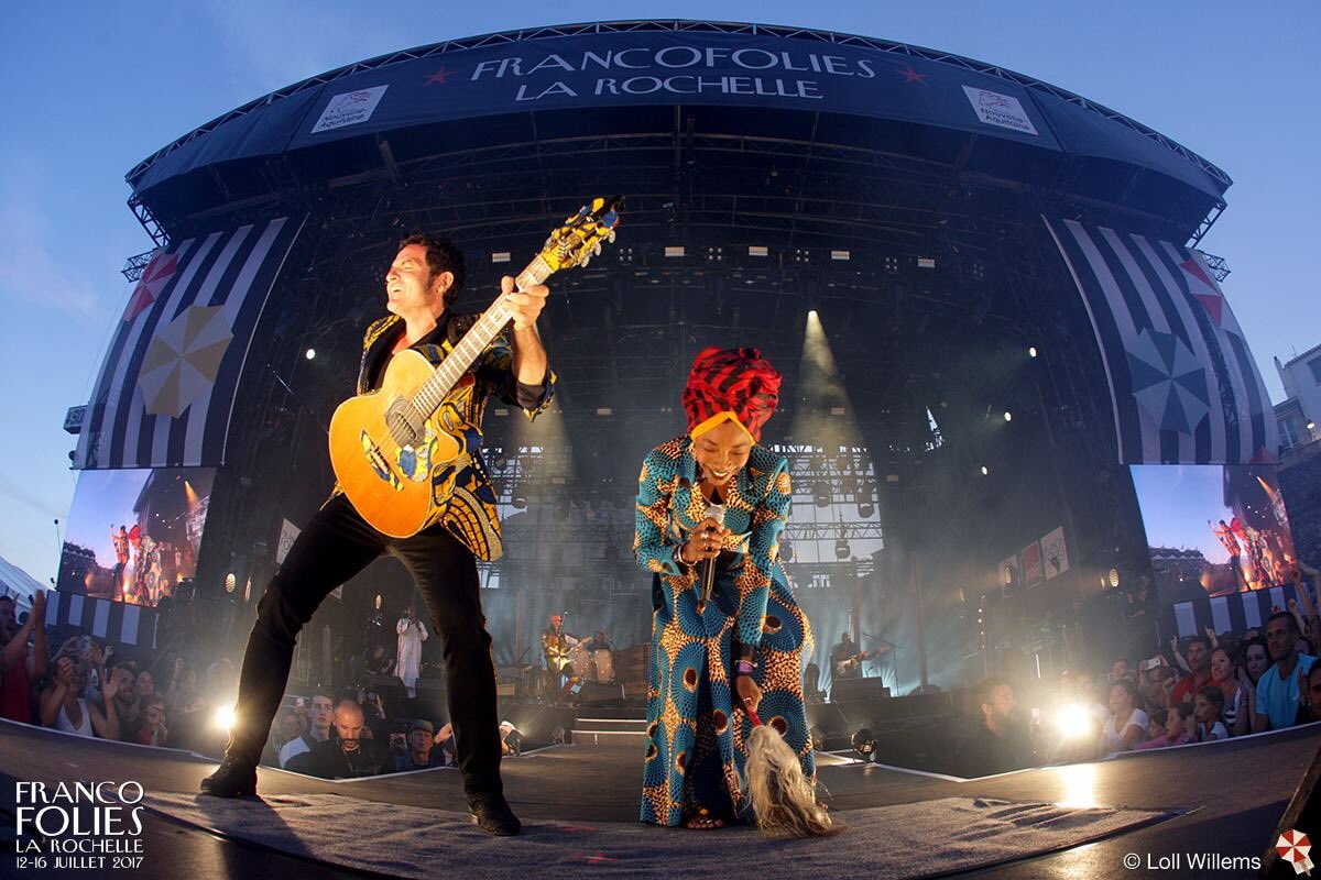 M_Chedid's tweet photo. Merci les @francofolies 💚💛❤️ https://t.co/VEwF4XgBD2