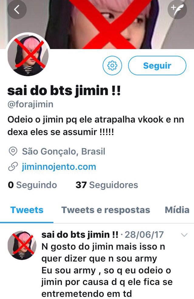 bquiodine's tweet photo. Por favor pessoal,denunciem essa conta! https://t.co/UJ2es7aC41