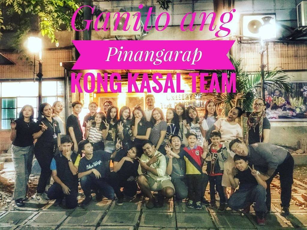 akosibonjeeng's tweet photo. Ang saya at ang sarap katrabaho ng mga ito!!! Wooohhh!!! #GPKK #ganitoangpinangarapkongkasal https://t.co/62Uk30jE30