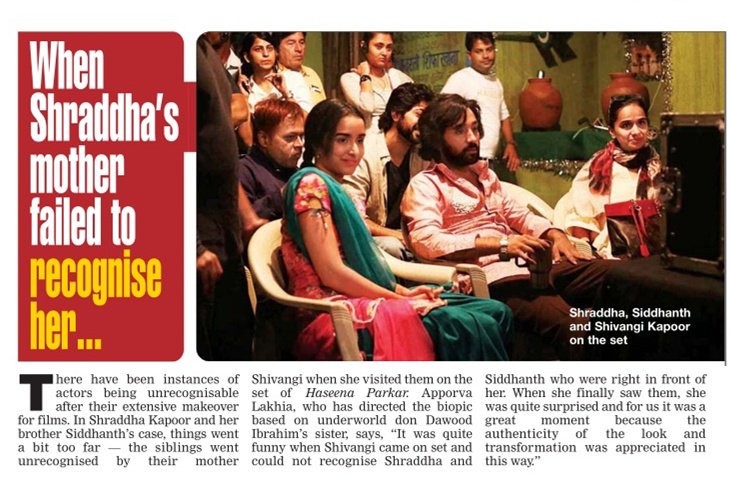 ILuvShraddha's tweet photo. [SCAN]: When @ShraddhaKapoor's Mother Failed To Recognise Her! https://t.co/5nSRYhi1Q0
