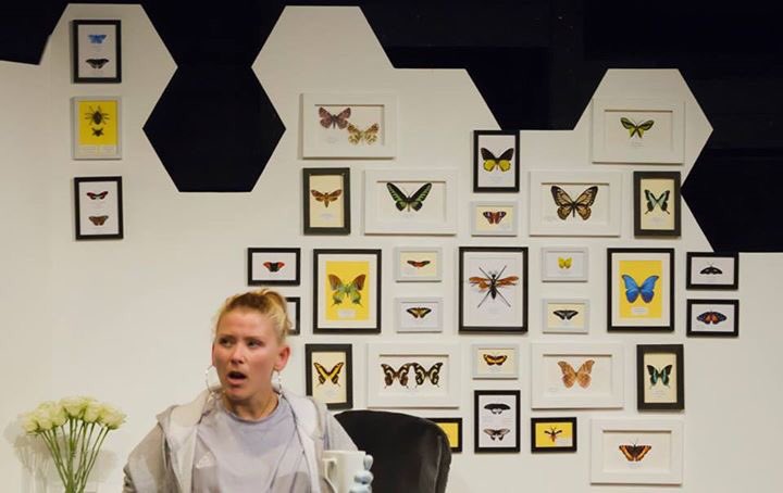 RavenArtsPro's tweet photo. Snaps from our production of @mogster #TheWasp Only one night left, don't miss out on this unpredictable #epic #thriller! #dorset #theatre https://t.co/0ymYxbIFfp
