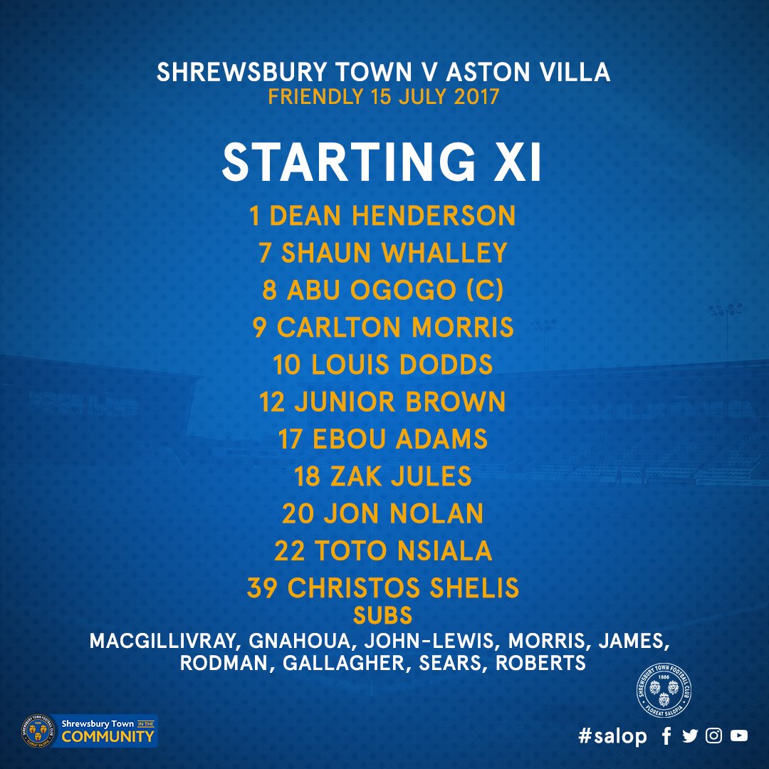 Shrewsbury Town FC tweet media