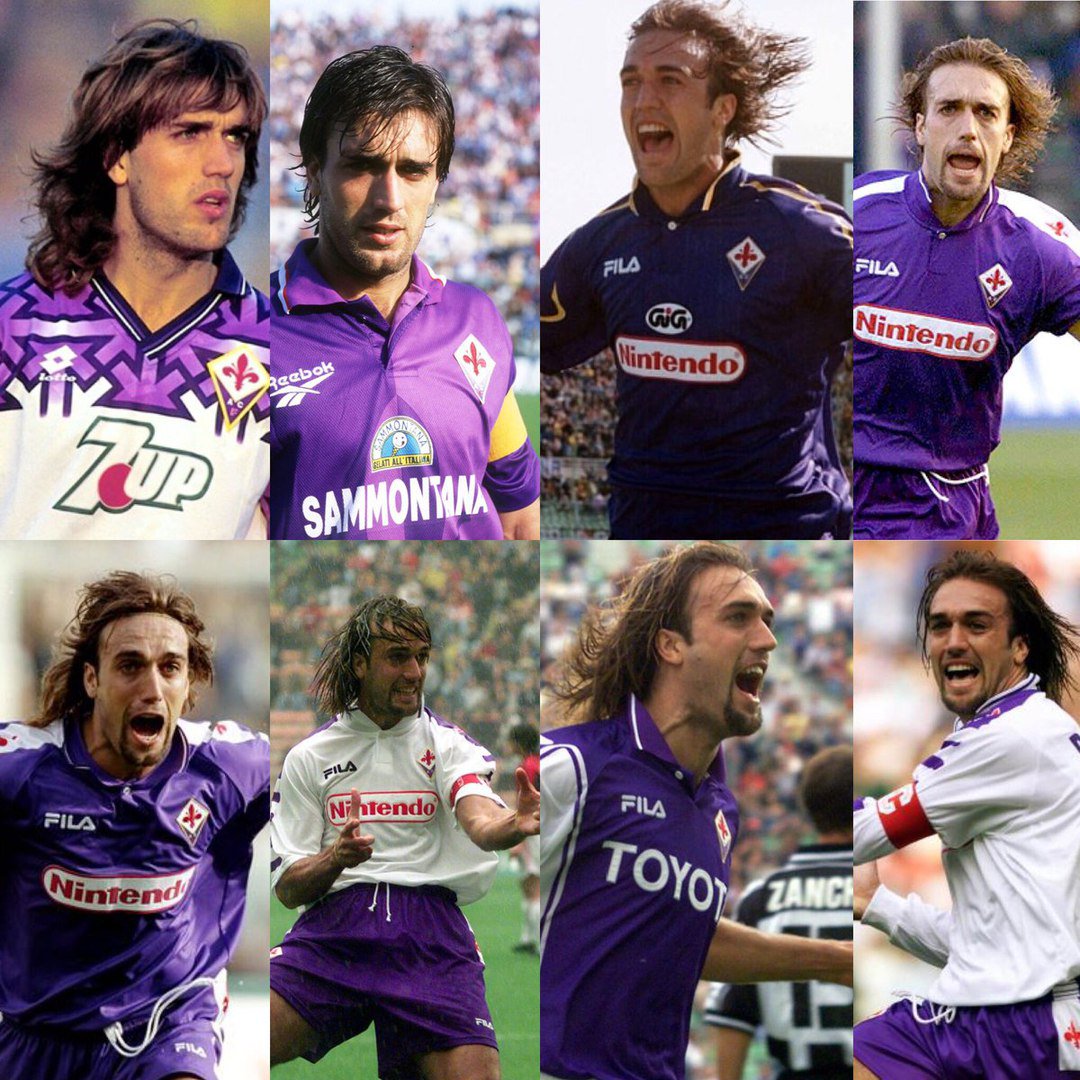 90sfootball's tweet photo. Batigol at Fiorentina. What a player! https://t.co/w5kVhI6qFU