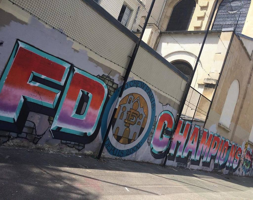 sodwee's tweet photo. 🏀#fdcrew #fd #champions #grafitti #paris🇫🇷 #75011 #spraypaint #streetart #paint #art #wallart #wallporn #sprayporn #fresque #murale #mural … https://t.co/p5Rcqnbe24