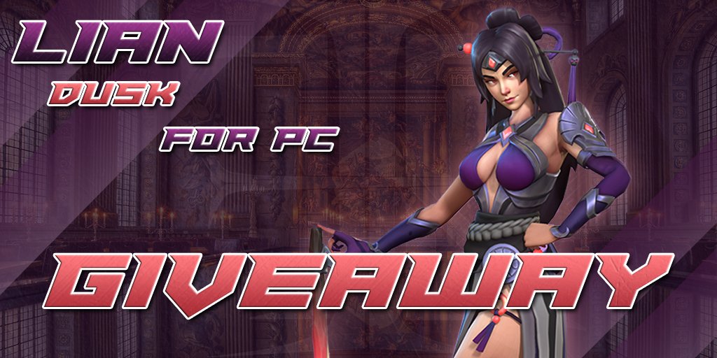 FeyRazzle's tweet image. We will be giving away a Lian Dusk Skin for PC this week!

Ends on Friday July 21st! Follow the link below!!

gleam.io/4Pdmf/lian-dus…