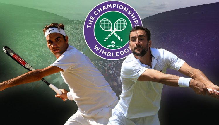 Pozlacený wimbledonský pohár letos získá Roger Federer, nebo Marin Čilič